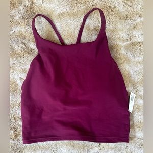 Long line sports bra.